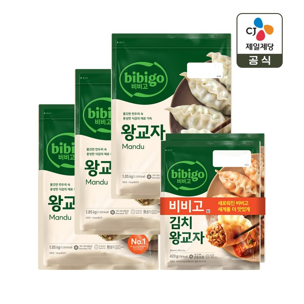 [오늘의집] 비비고 왕교자 1.05kg*3개+김치 420g*2개 (34,600원 / 남음)