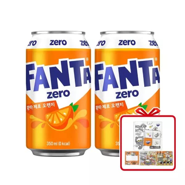 [쿠팡] 환타 제로 오렌지 탄산음료, 350ml, 24개 (12,850원 / 무료배송)