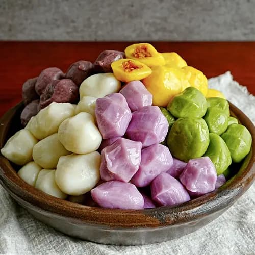 [떠리몰] 40년전통 오색송편 440g (약 20개입) / 감자전 160g (업체별도 무료배송) (3,490원)