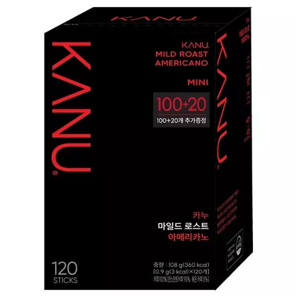 [네이버] 카누 미니 다크 150개입, 1개 (26,320원 / 무료배송)