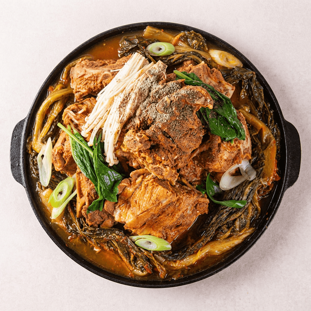 [토스쇼핑] 폭탄 뼈다귀 감자탕 우거지 뼈해장국 대용량 3kg (13,900원 / 무료배송)