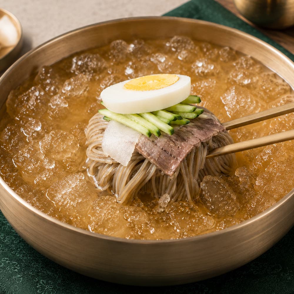 [네이버] 평양냉면 6인분+육수 6팩 (5,200원/네멤무배)