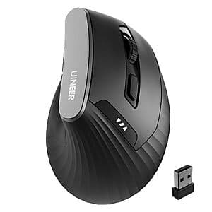 [Amazon] Uineer Ergonomic Vertical Wireless Mouse w Adjustable DPI Up to 2400 ($9.60 / (약: 13,585원))