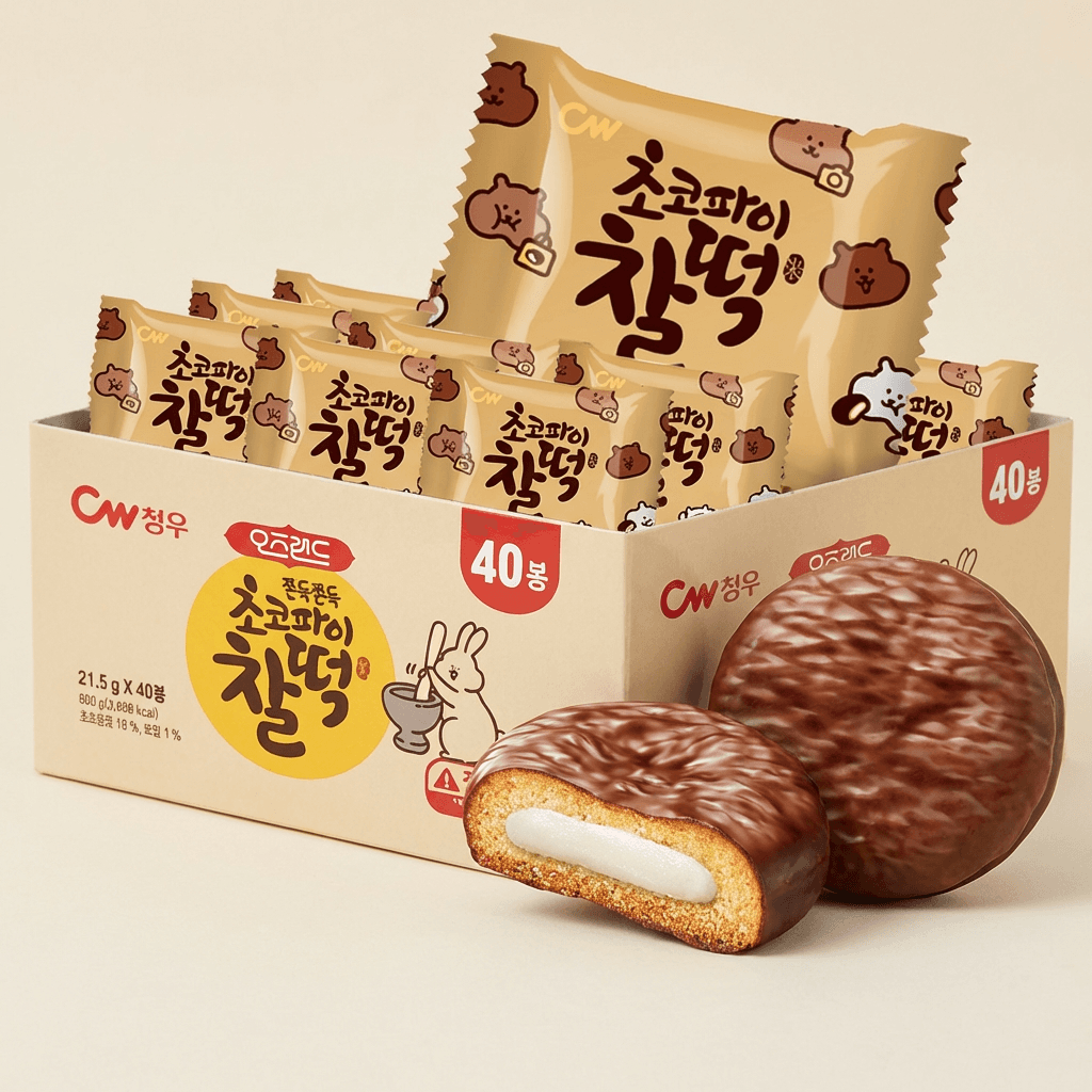 [토스쇼핑] 초코파이 찰떡 860g 40봉 (9,900원/무료배송)
