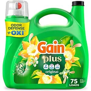 [Amazon] 99oz. Gain Plus w Oxi Liquid Detergent ($7.65 / (약: 10,794원))