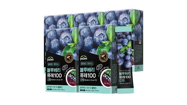 [쇼핑엔티몰] 팔레오 블루베리 퓨레 100 20g x 14포 5박스 (29,900원 / 남음)