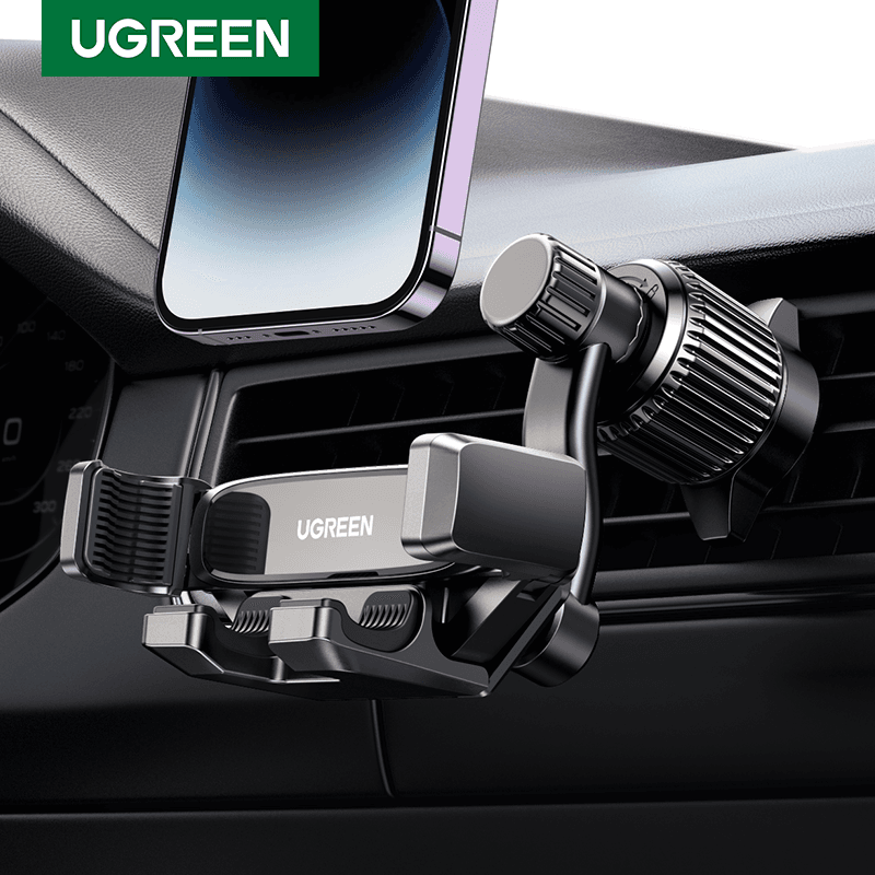 [알리익스프레스] UGREEN 차량용 거치대 중력 휴대폰 스탠드, 아이폰 샤오미, 삼성, 360 ° 회전, 에어 벤트, 휴대폰 거치대 ($1.98 / (약: 2,793원))