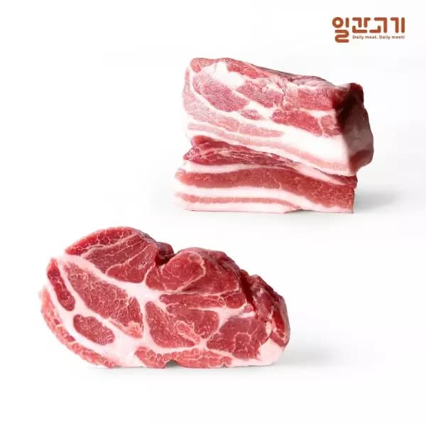 [네이버] 한돈 삼겹살 구이용 냉장, 1kg 15,920원 목살 구이용 1kg 16,720원 (무료배송)