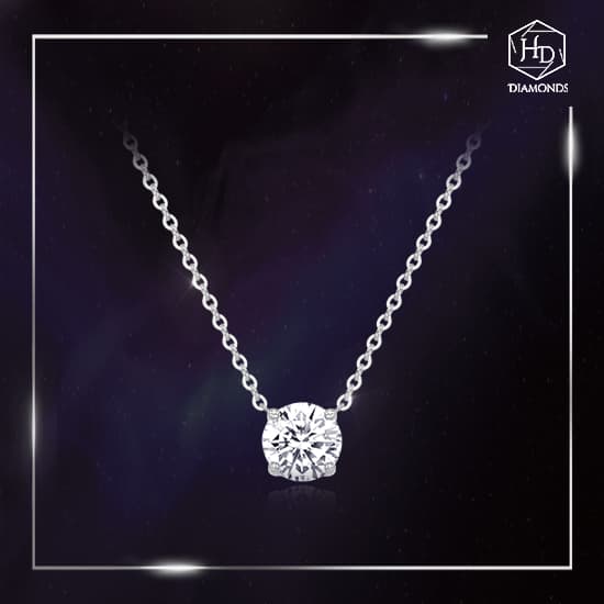 [CJ온스타일] 18K 1캐럿 솔리테어 목걸이 (545,000원 / 남음)