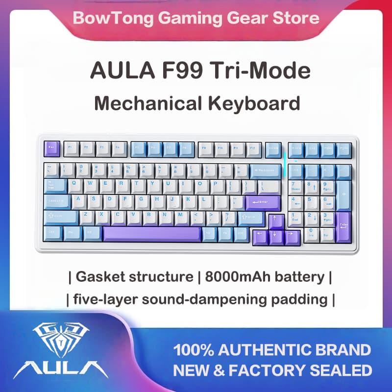 [알리익스프레스] AULA F99 기계식 키보드 ($7.00 / (약: 9,877원))
