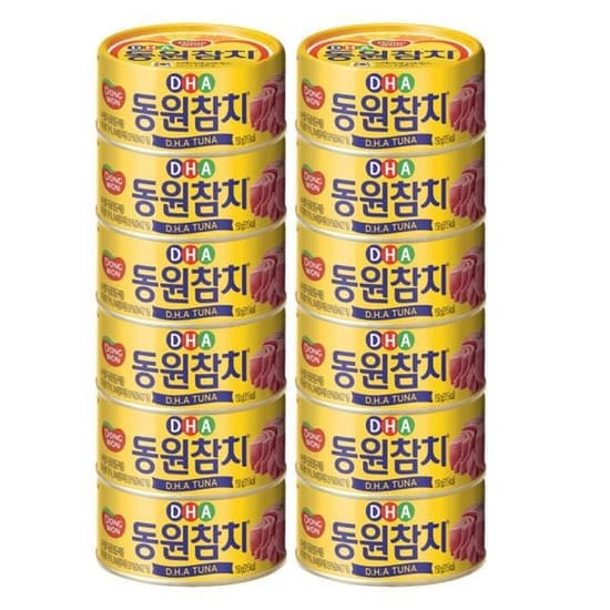 kt알파쇼핑)동원DHA참치 150G 12캔 17,442원(개인차주의) (무료배송)