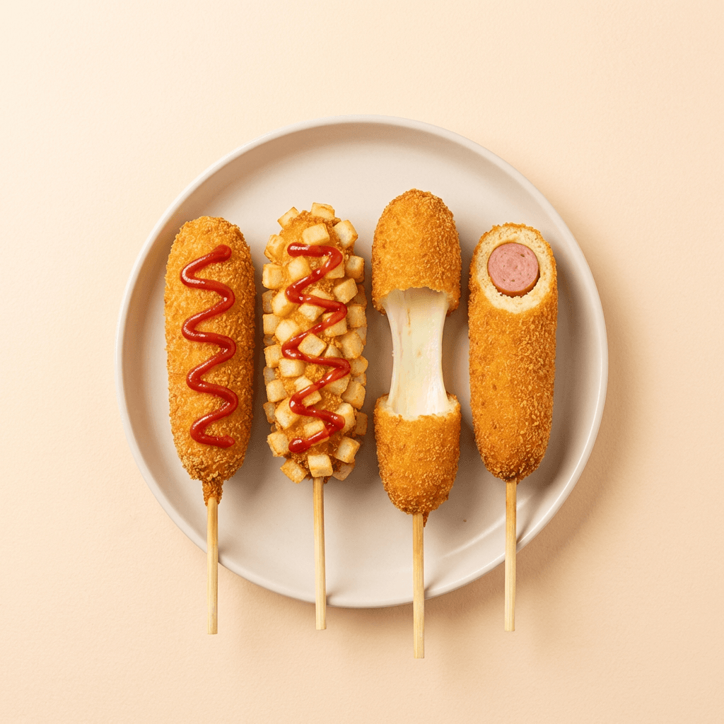 [토스쇼핑] 애슐리 크리스피 핫도그 4종, 80g, 8개입, 2세트 (14,890원/무배)