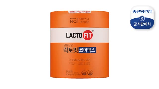 [쇼핑엔티몰] 종근당건강 락토핏 코어맥스 1통 (0원 / 남음)