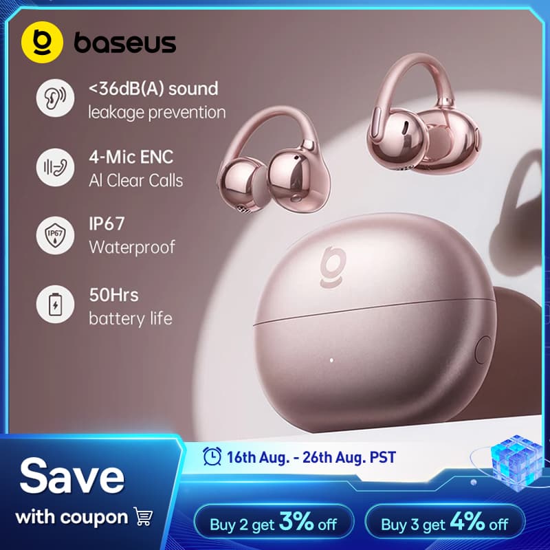[알리익스프레스] Baseus MC2 S 클립형 이어폰 ($2.00 / (약: 2,822원))