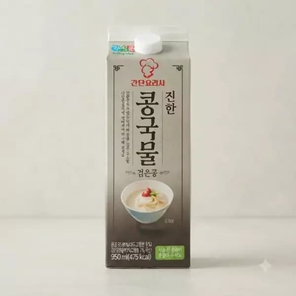 [지마켓] 정식품 진한 콩국물 검은콩 950ml 6팩 (10,480원 / 무료배송)
