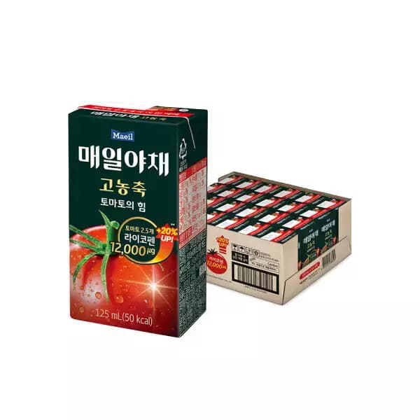 [네이버] 매일야채 고농축 호박의 힘 125ml 24팩 (8,970원/무료) (무료배송)
