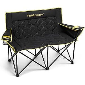 [Amazon] FanttikOutdoor Zeta L11 Duo Pro Double Camping Chair w Cup Holders ($55.99 / (약: 79,001원))