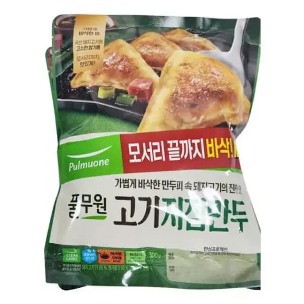[쿠팡] 풀무원 고기지짐 만두 (냉동), 300g, 4개 (6,600원 / 무료배송)