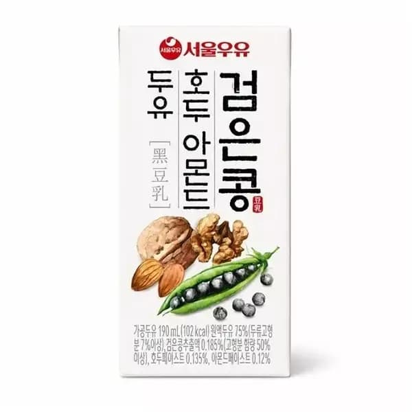 [지마켓] 서울우유 검은콩 호두아몬드두유 60팩 (18,900원/무배)