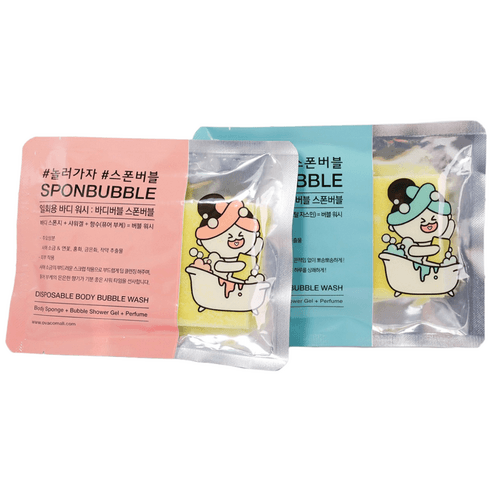 [네이버] 사비아 스폰버블 일회용 바디워시 10개 (6,480원/네멤무배)