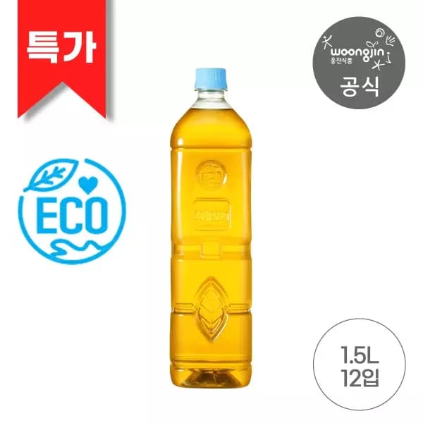 [네이버] 하늘보리 에코 무라벨 1.5L 12개 (11,900원 / 무료배송)