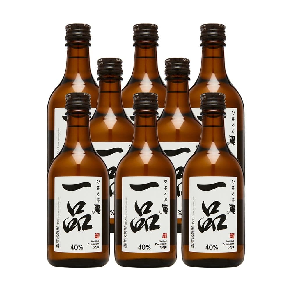 [롯데온] 안동소주 일품 40도 350ml 8병 (48,290원/무료) (무료배송)