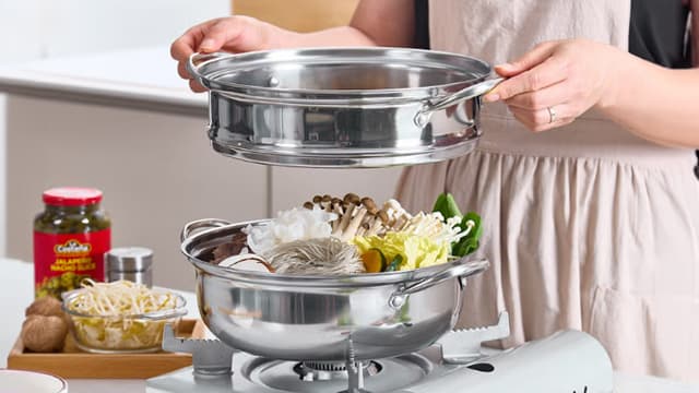 [쇼핑엔티몰] 라온까사 하루쿡 2단 찜기 28cm (10,900원 / 남음)