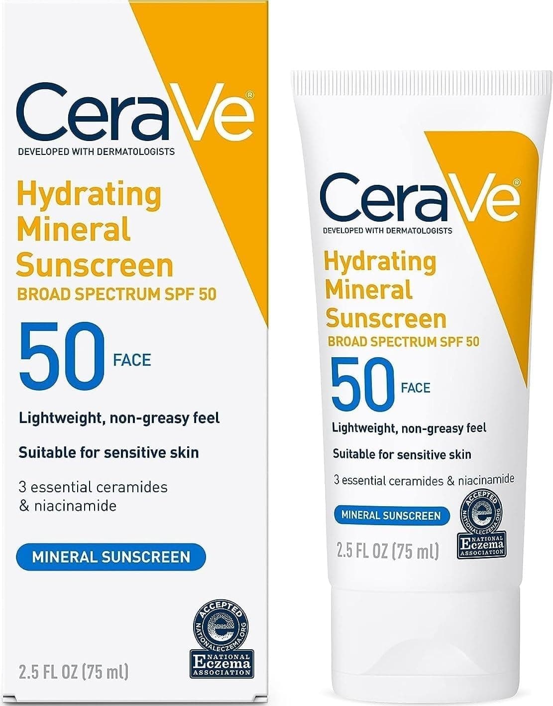 Amazon) 세라비 SPF 50 히알루론산 페이스용 썬크림 2.5온스 13.99--->6.17프리쉽 최저가