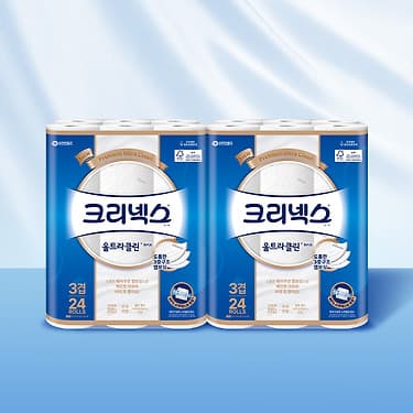 [카카오] 크리넥스 휴지 울트라클린 데코앤소프트 (0원 / 무료배송)