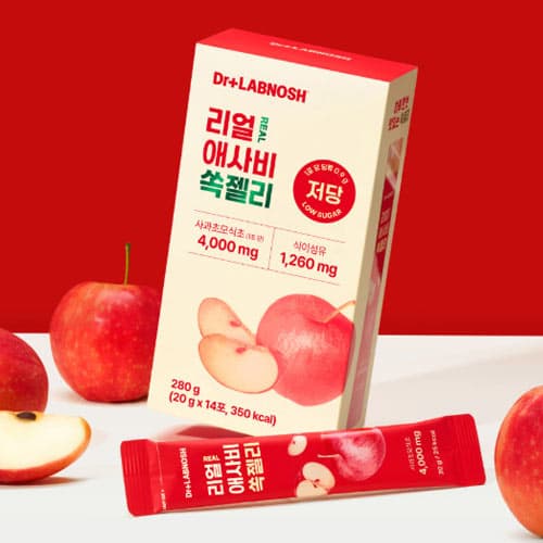 [이유몰] [닥터랩노쉬]리얼애사비 쏙젤리 280g (20g x 14포) (1,999원 / 무료배송)