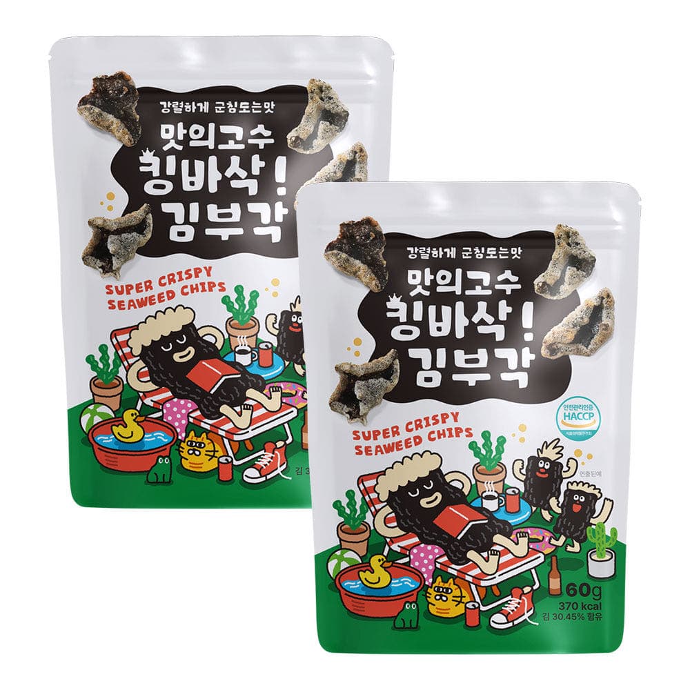 [네이버] 맛의고수 찹쌀 김부각60g 2개 (6,800원/3만무배)