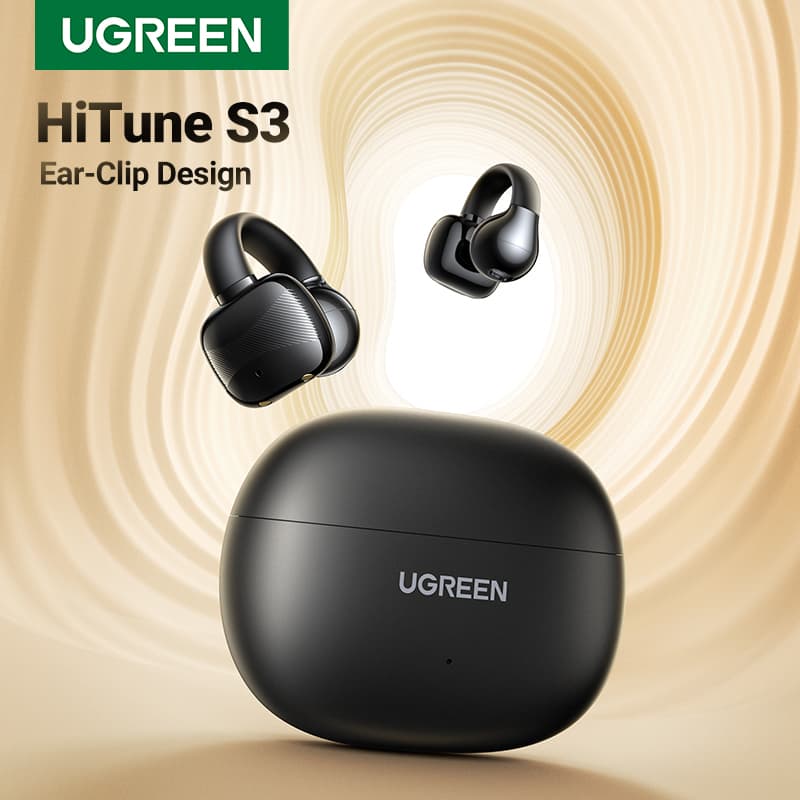 [알리익스프레스] UGREEN 초이스 하이튠 S3 오픈 이어 클립, 무선 이어버드, 블루투스 스포츠 이어폰 ($2.22 / (약: 3,113원))