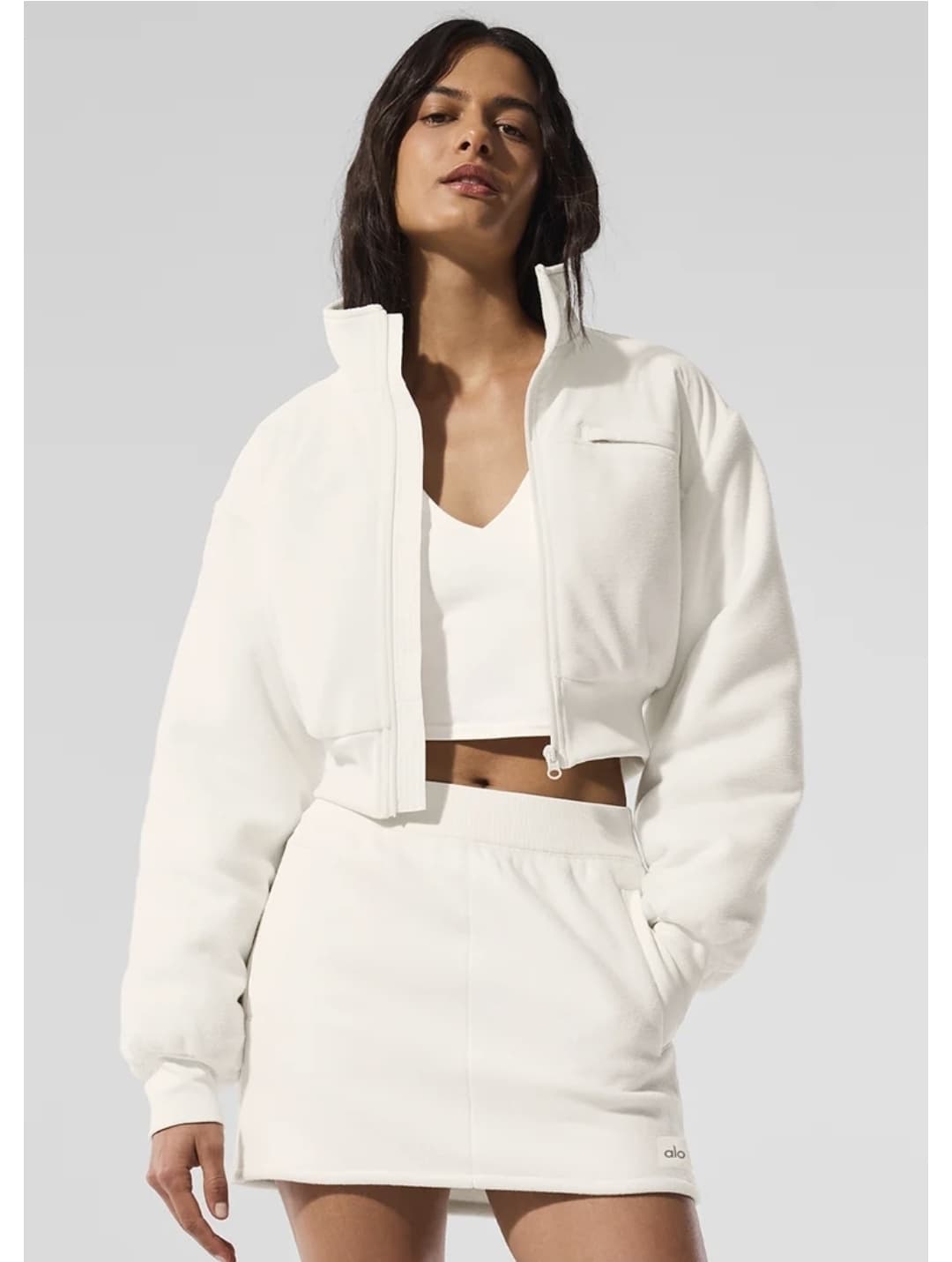 alo yoga) Polar Fleece Cropped Wintry Mix Jacket $131 등 최고 60프로 세일