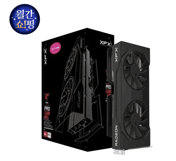 [지마켓] XFX 라데온 RX 9060 XT SWIFT DUAL OC D6 16GB