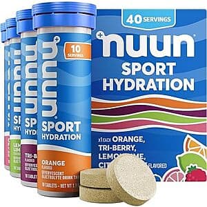 [Amazon] 40-Ct Nuun Sport Electrolyte Tablets ($14.80 / (약: 20,757원))