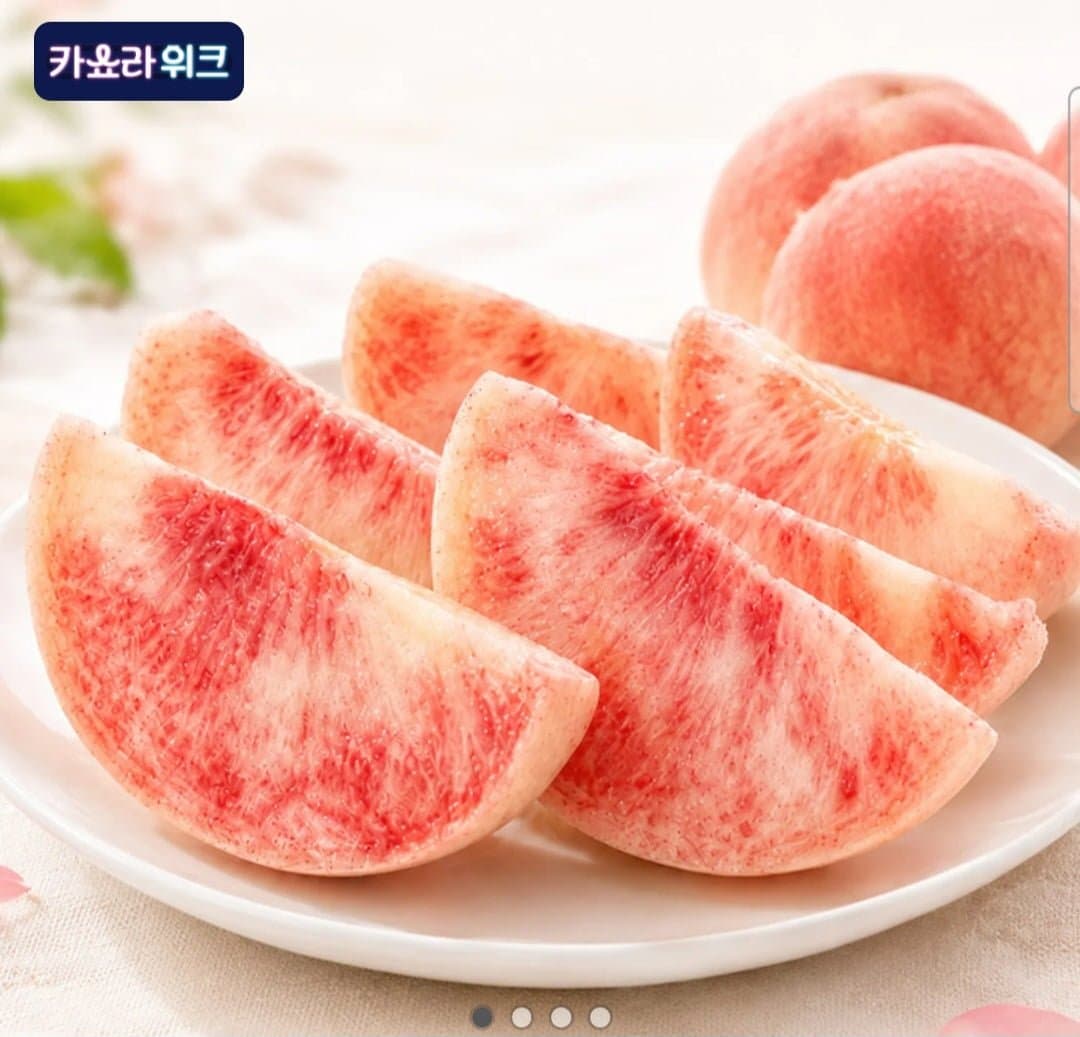 [톡딜]경북 차돌복숭아 3kg 대과 (15,800원 / 무배)