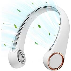 [Amazon] Gaiatop 4800-RPM Rechargeable Hands-Free Neck Fan ($9.85 / (약: 13,814원))