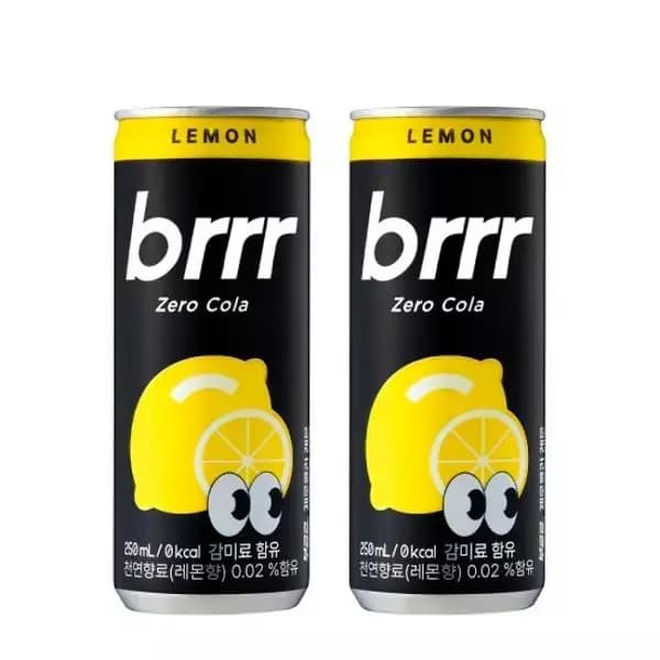 [네이버] 부르르 제로콜라 레몬 250ml 30캔 (12,300원 / 무료배송)