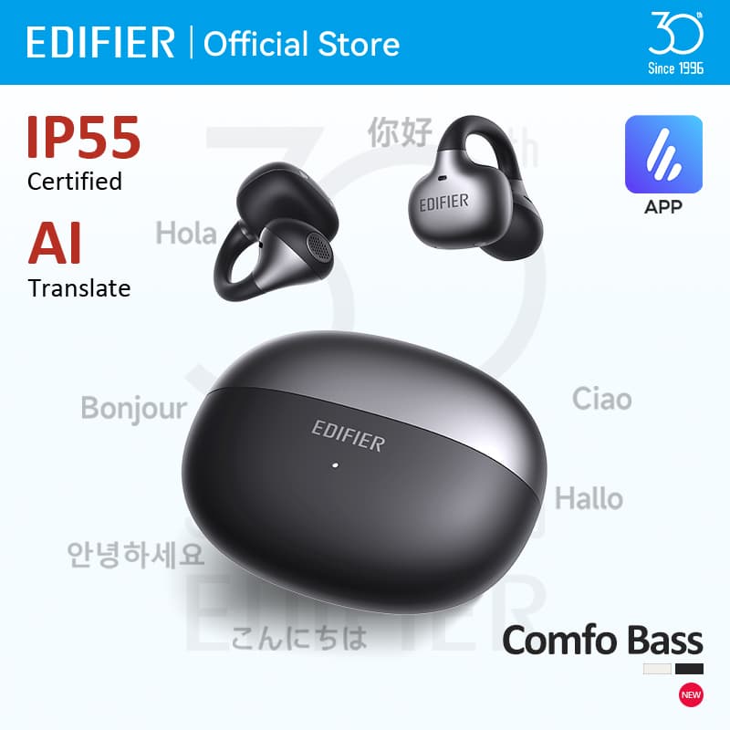 [알리익스프레스] 에디파이어 컴포 베이스 오픈형 무선 이어버드 블루투스 V6.1 클립형 이어폰 경량 IP55 방수 ($2.39 / (약: 3,351원))