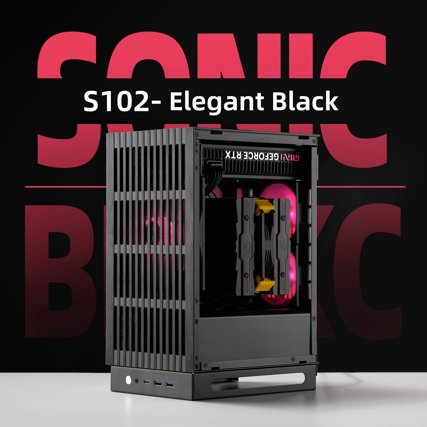 [알리익스프레스] 메카닉 마스터 S102 ITX 컴퓨터케이스 ($85.39 / (약: 119,759원))
