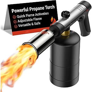 [Amazon] ThermoMaven Propane Blow Torch w One-Touch Max Fire ($23.90 / (약: 33,519원))