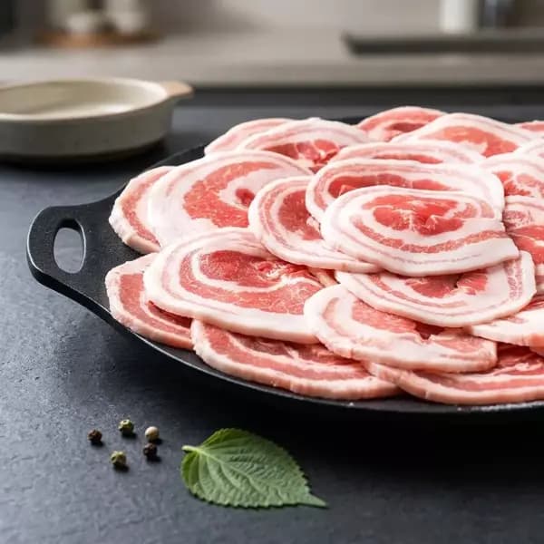 [네이버] 꽃삼겹살 1kg 듀록 구이용 대패삼겹살 [원산지:스페인] (9,980원 / 무료배송)