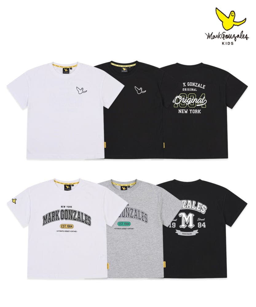 [네이버] 마크곤잘레스 키즈 엔젤로고 반팔 티셔츠 5종택1 19,000원 무배
