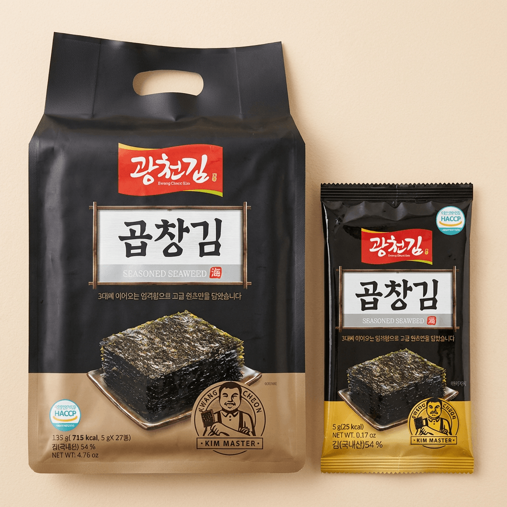 [토스]단하루특가 광천김 곱창김 도시락김5gX27 (10,900원/무료배송)