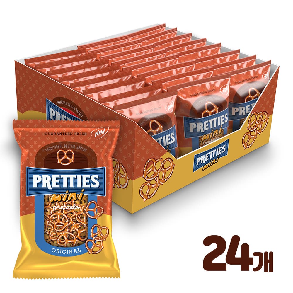[알리익스프레스] 프레티스 미니 프레첼 42.5g 24개 (7,404원 / 무료배송)