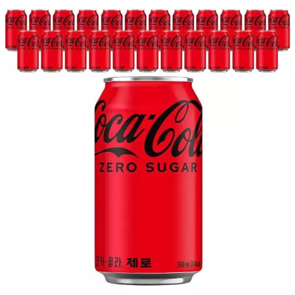 [쿠팡] 코카콜라 제로 350ml x 24캔 (15,290원 / 무료배송)