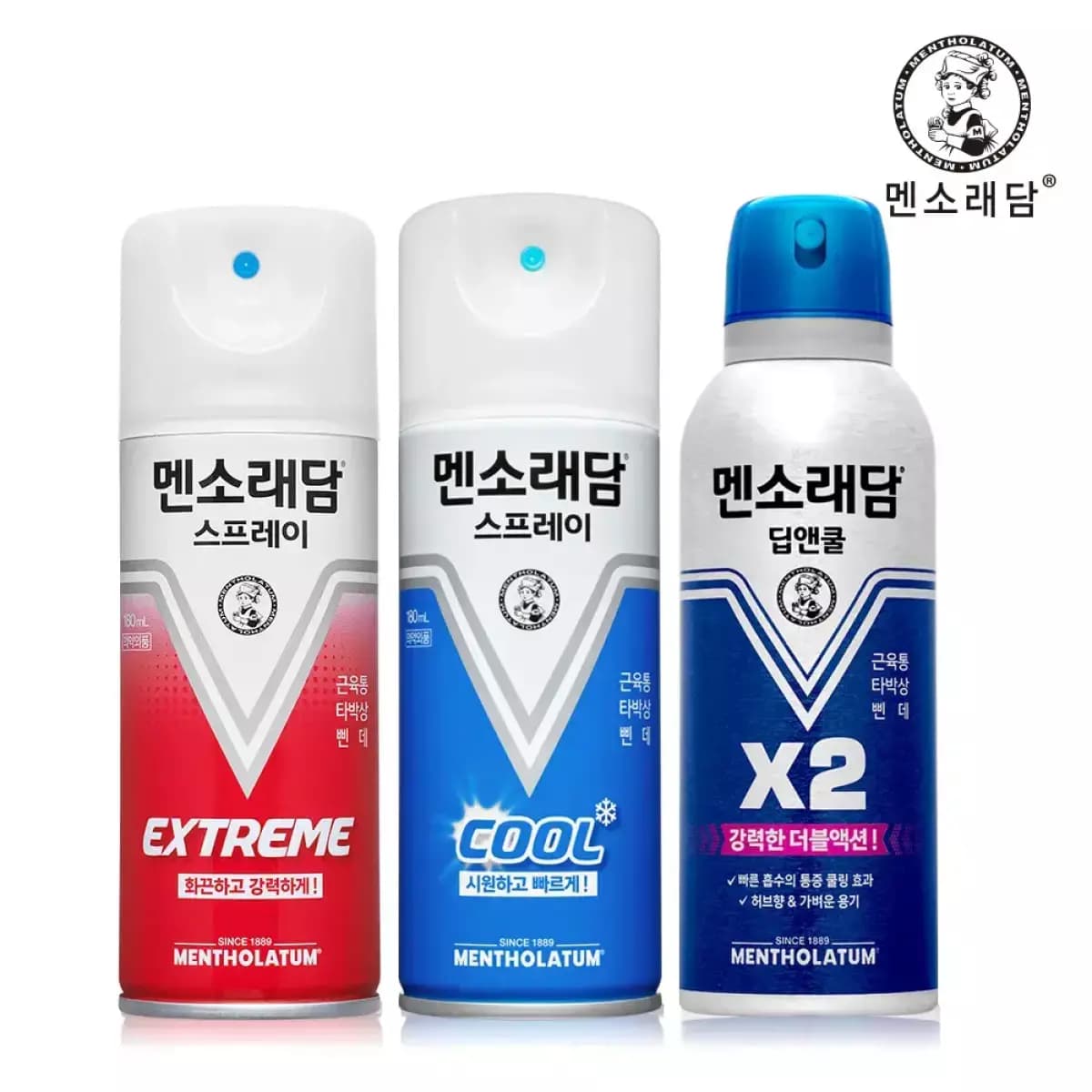 [11번가] 멘소래담 스프래이 파스 3종(8,900원~/무료) (무료배송)