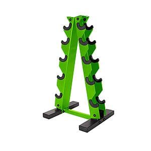 [Amazon] 5-Tier CAP Barbell A-Frame Dumbbell Weight Rack ($18.70 / (약: 26,049원))