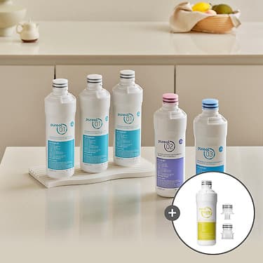 [카카오] 퓨리얼 직수 정수기 정품 필터 1년치 세트 + 클린서비스키트 증정 (52,900원 / 무료배송)