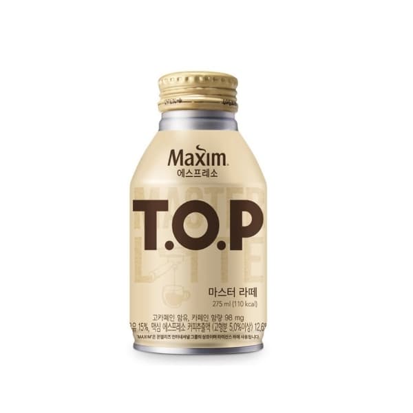 [쿠팡] 티오피 마스터 라떼 캔커피, 275ml, 24개 (20,230원 / 무료배송)